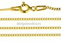 Chain, gold-plated 925 silver, 50cm - x1