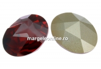 Swarovski, fancy cabochon kaputt oval, red magma, 23x18mm - x1