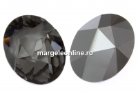 Swarovski, kaputt oval fancy cabochon, silver night, 23x18mm - x1