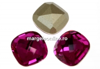 Swarovski, rivoli cabochon, fuchsia, 8x8mm - x1