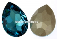 Swarovski, rivoli cabochon, indicolite, 30x20mm - x1