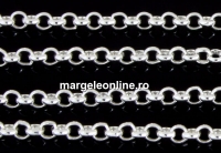 Chain, per foot, 925 silver, 50cm - x1