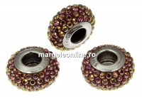 Swarovski, becharmed pave lilac shadow burgundy, 13.5mm - x1