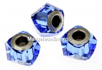 Swarovski, becharmed helix sapphire, 14mm - x1