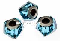 Swarovski, becharmed helix indicolite, 14mm - x1