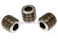 Swarovski, becharmed pave mettalics bronze brushed, 9.5mm - x1