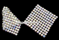 Swarovski Crystal mesh, aurore boreale, 3.2x3.2cm - x1
