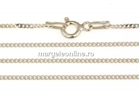 Lant argint 925 placat cu rodiu, 45cm - x1