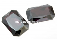 Swarovski, rivoli cabochon amethyst satin, 27x18.5mm - x1