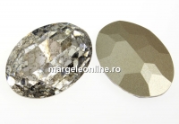 Swarovski, rivoli cabochon, silver patina, 30mm - x1
