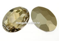 Swarovski, rivoli cabochon silver shade, 30mm - x1