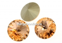 Swarovski, rivoli, light peach, 14mm - x1