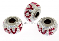 Swarovski, becharmed LOVE ruby, 15mm - x1