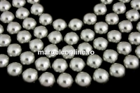 Perle Swarovski, grey, 5mm - x100