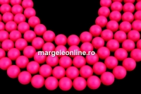 Perle Swarovski, neon pink, 5mm - x100