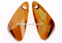 Swarovski, pandantiv aripa, crystal copper, 39mm - x1