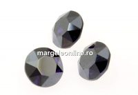 Swarovski, chaton SS29, purple velvet satin, 6mm - x4