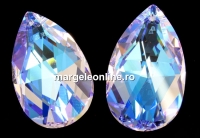 Swarovski, pand. picatura, rosaline blue aurore boreale, 28mm - x1