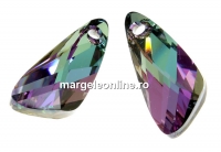 Swarovski, pandantiv aripa, vitrail light intens, 23mm - x1