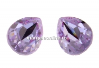 Swarovski, fancy picatura, violet, 8x6mm - x2