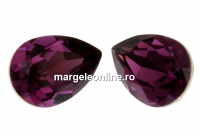 Swarovski, fancy picatura, amethyst, 8x6mm - x2