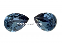 Swarovski, fancy picatura, denim blue, 8x6mm - x2