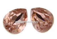 Swarovski, fancy picatura, vintage rose, 14x10mm - x1