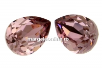 Swarovski, fancy picatura, antique pink, 14x10mm - x1