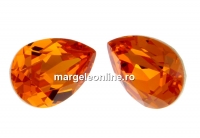 Swarovski, fancy picatura, tangerine, 14x10mm - x1