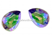 Swarovski drop fancy, paradise shine, 14x10mm - x1