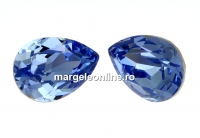 Swarovski, fancy picatura, light sapphire, 14x10mm - x1