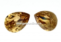 Swarovski, fancy picatura, light colorado topaz, 14x10mm - x1