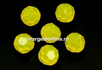 Swarovski, margele, rotund fatetat, yellow opal, 6mm - x6