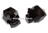 Swarovski, Panther bead, jet, 14mm - x1