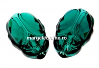 Swarovski, margele Scarab emerald, 12mm - x1