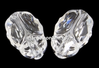 Swarovski, margele Scarab aurore crystal, 12mm - x1