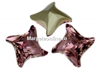 Swarovski, fancy rivoli Twister, antique pink, 17mm - x1