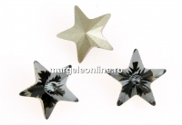 Swarovski, fancy star, silver night, 5mm - x2