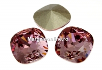 Swarovski, fancy square, antique pink, 10mm - x1