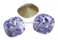 Swarovski, fancy square, provence lavander, 10mm - x1