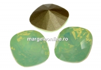 Swarovski, fancy square, chrysolite opal, 10mm - x1