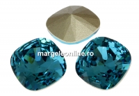 Swarovski, fancy square, indicolite, 10mm - x1