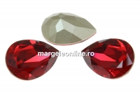 Swarovski drop fancy, scarlet, 10x7mm - x1