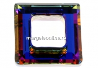 Swarovski, square ring pendant, volcano, 20mm - x1