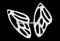 Pendant, wing,925 silver, 14.5mm  - x1