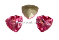 Swarovski, fancy rivoli Trilliant, rose, 7mm - x1