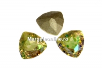 Swarovski, fancy rivoli Trilliant, luminous green, 7mm - x1