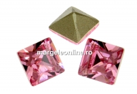 Swarovski, fancy chaton Square, rose, 2mm - x20