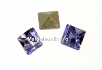 Swarovski, fancy chaton square, provence lavander, 3mm - x10