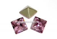 Swarovski, fancy chaton Square, light amethyst, 3mm - x10